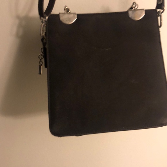 Brown  purse bag cute purse nylon with 2 handles - Picture 8 of 8